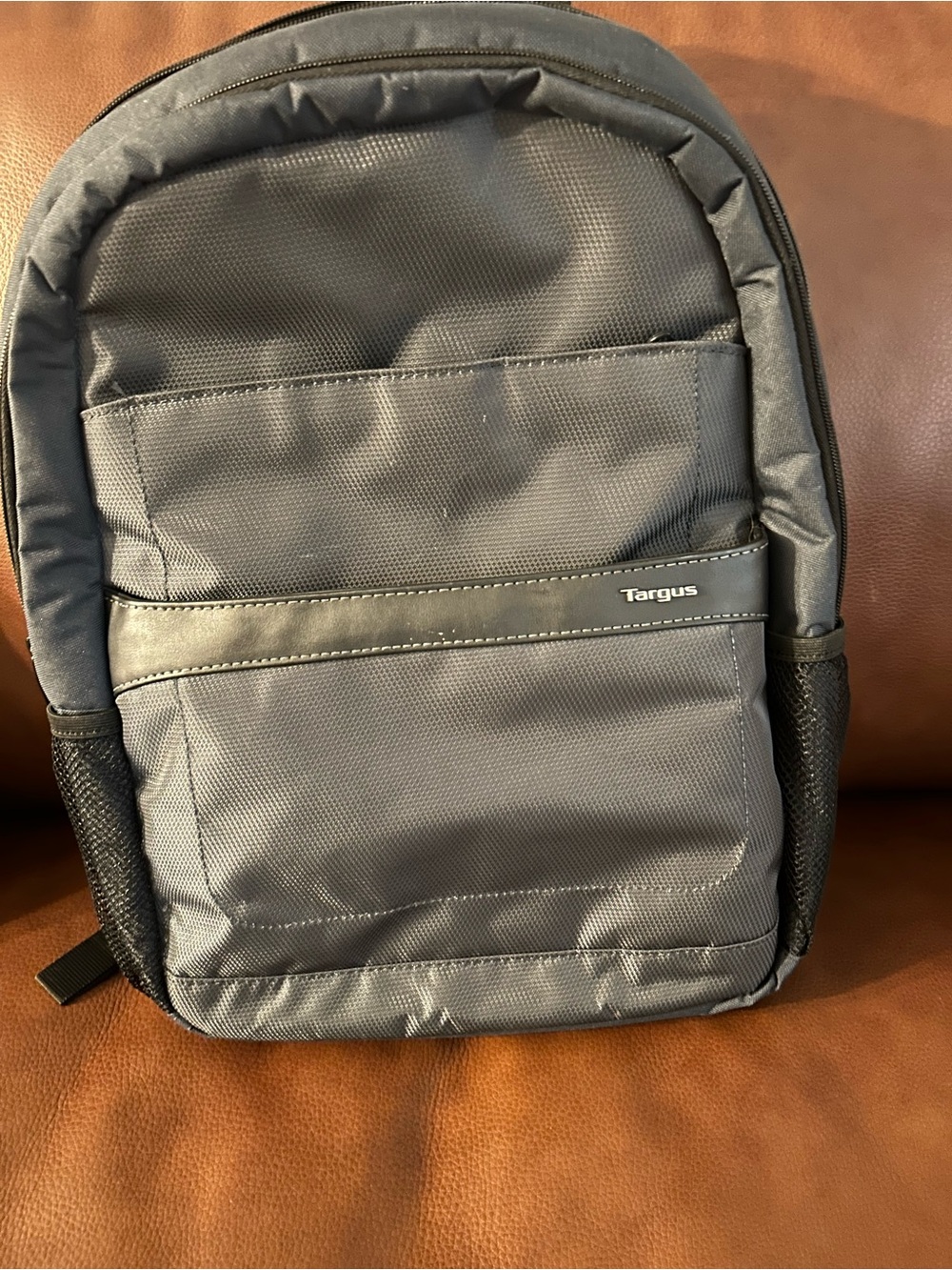 Targus Gray and Black Padded Laptop Backpack
